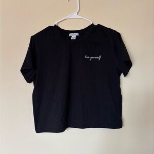 Black 'Love Yourself' T-Shirt